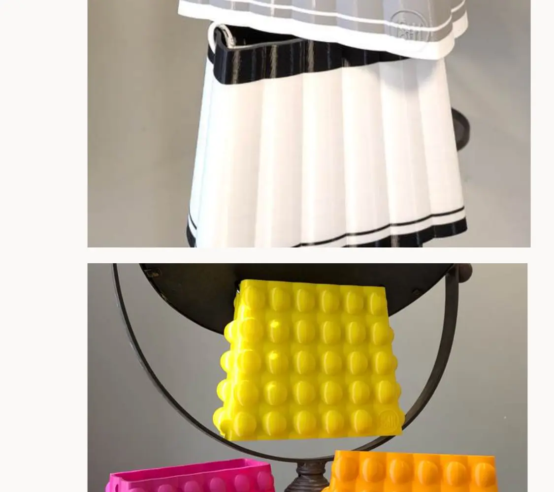 ISHI bag - yellow and orange bumpy texture