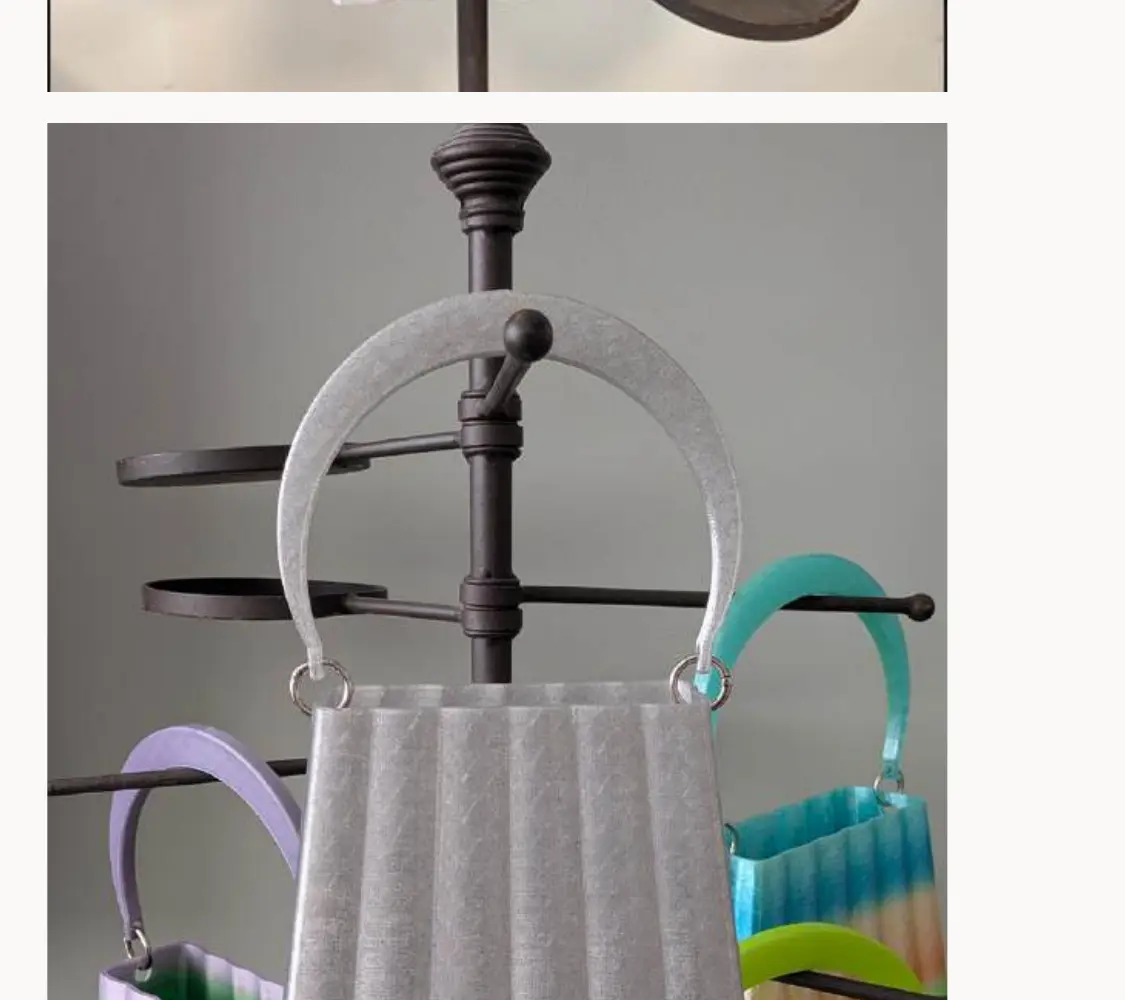 ISHI bags - rainbow and pastel colors hanging